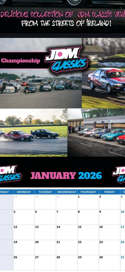 JDM Classics Calendar 2026